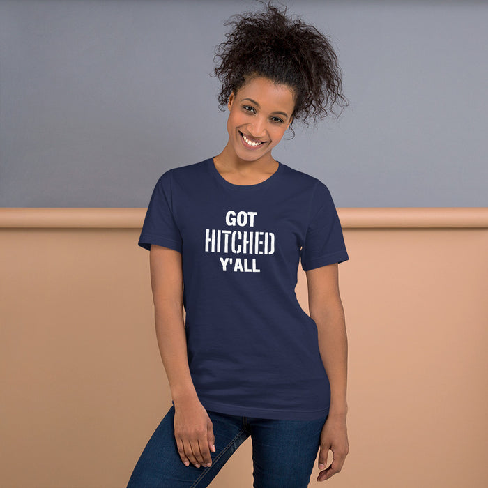 Got Hitched Short-Sleeve Unisex T-Shirt - Bloom Seventy Seven