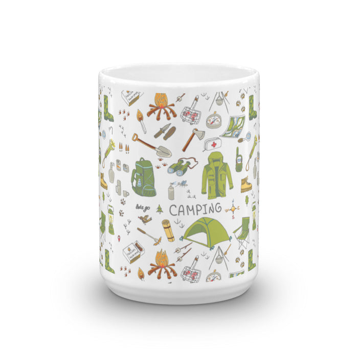 Green Camping Mug