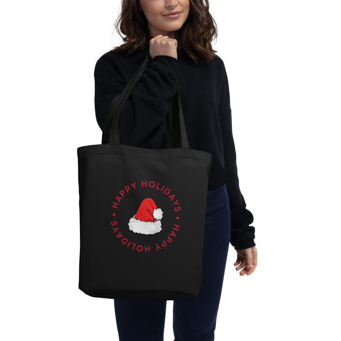 Happy Holidays Printed Eco Tote Bag - Bloom Seventy Seven