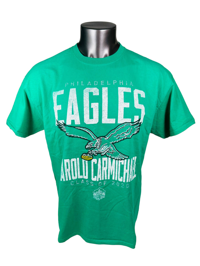 HAROLD CARMICHAEL PHILADELPHIA EAGLES HALL OF FAME T- SHIRT ADULT XL