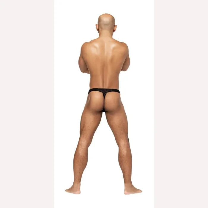 Heart Breaker Micro V Thong Black S/m Intimates Adult Boutique