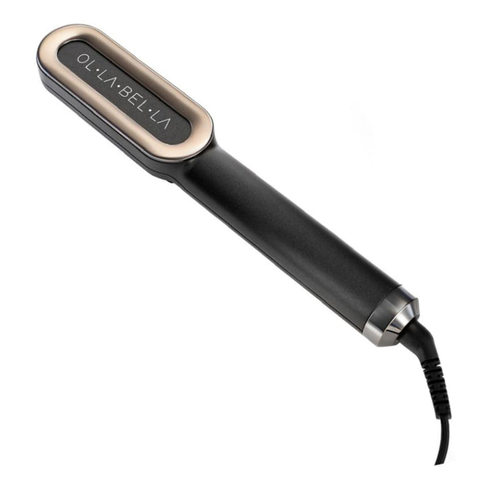 Olla Bella Heated Straightening Brush Back View