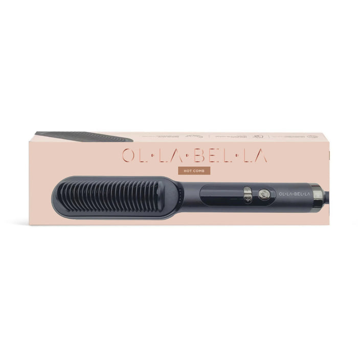 Olla Bella Heated Straightening Brush Packaging