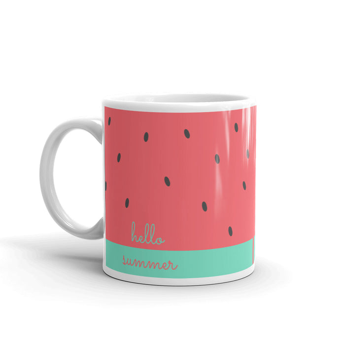 Hello Summer Watermelon Glossy Mug - Bloom Seventy Seven