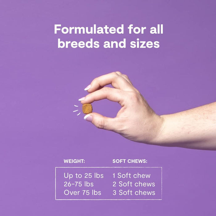 Formulated for all breeds and sizes.