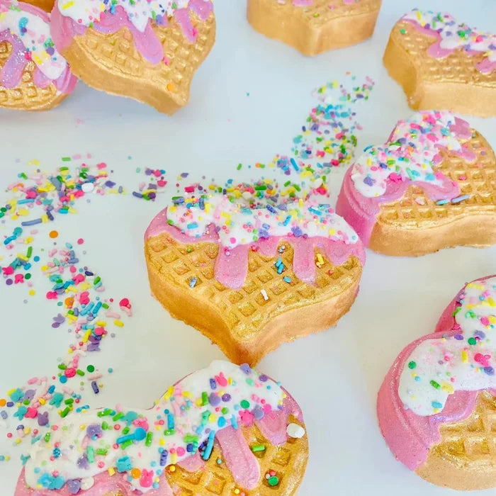 Ice Cream Cone Heart Bath Bomb