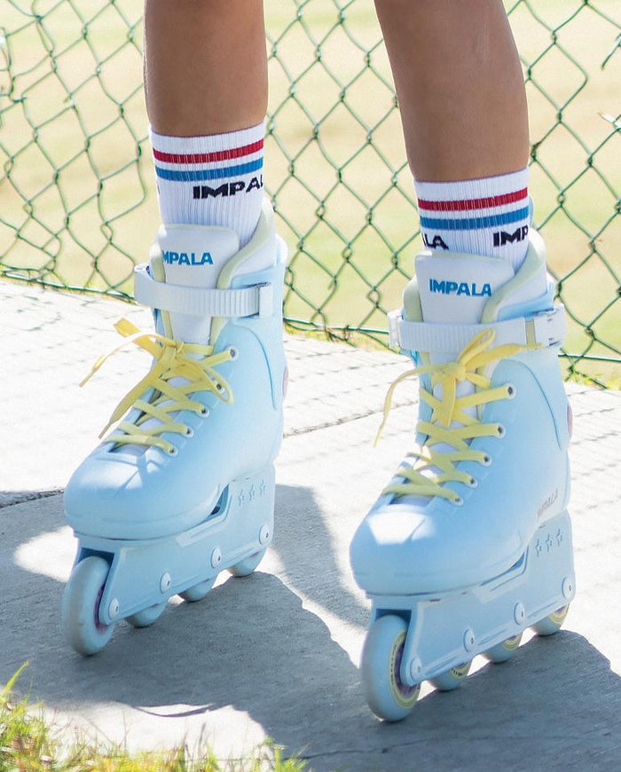 Impala Lightspeed Inline Skates - Sky Blue/Yellow - FINAL SALE