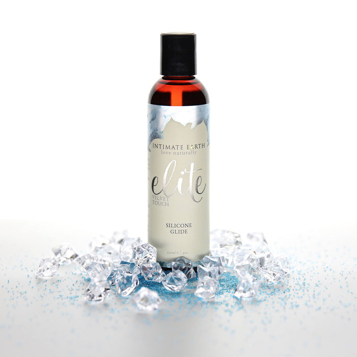 Intimate Earth Elite Velvet Touch Silicone Glide & Massage 4oz Intimates Adult Boutique