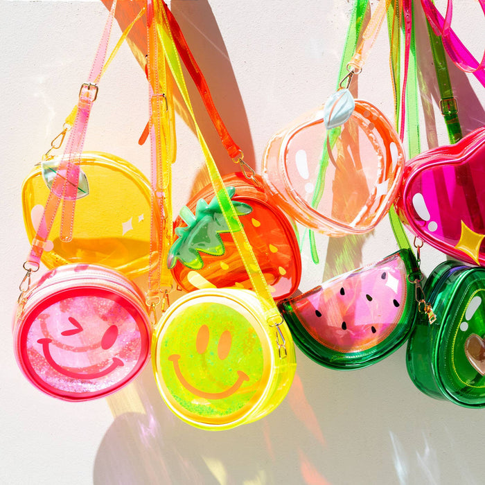 Jelly Handbag - Pink Winky Face
