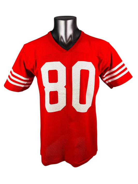 JERRY RICE SAN FRANCISCO 49ERS VINTAGE 1980'S RAWLINGS JERSEY ADULT LARGE