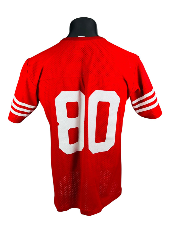 JERRY RICE SAN FRANCISCO 49ERS VINTAGE 1980'S RAWLINGS JERSEY ADULT LARGE