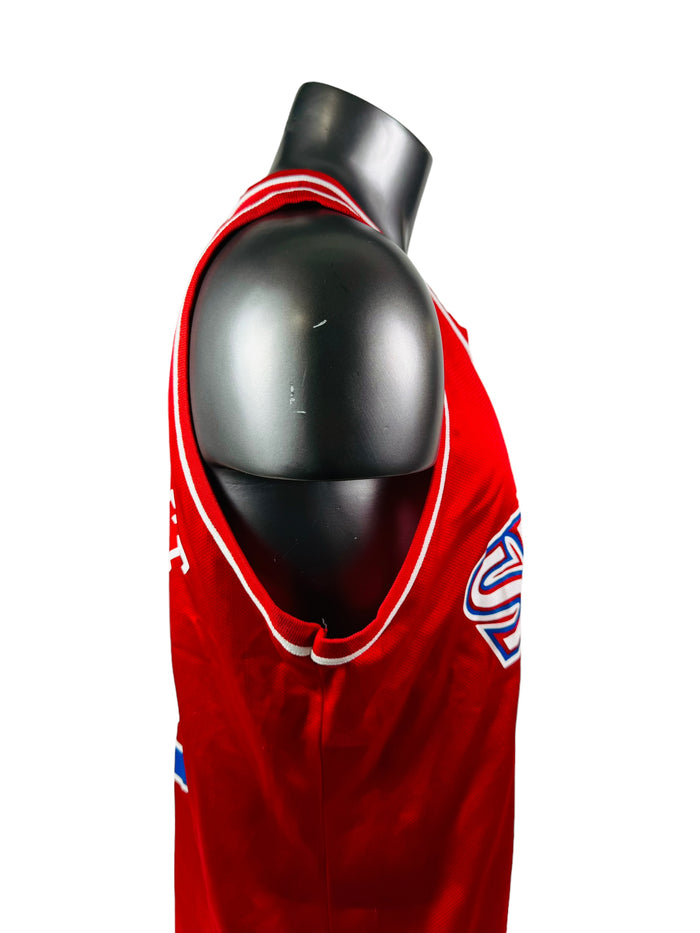 JERRY STACKHOUSE PHILADELPHIA SIXERS VINTAGE 1990'S CHAMPION JERSEY ADULT 48