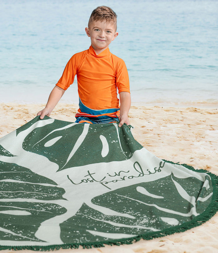Juice Box 60" Round Beach Towels