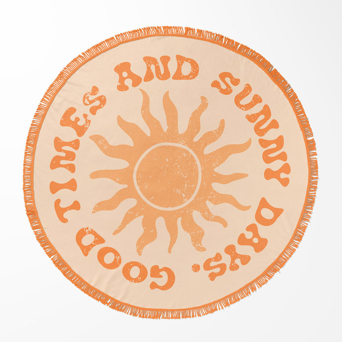 Juice Box 60" Round Beach Towels