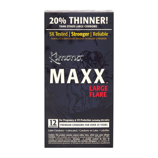 Kimono Maxx Large Flare 12pk Intimates Adult Boutique