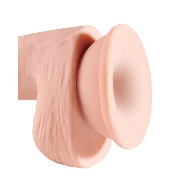 King Cock Plus 5 In Triple Density Cock W- Balls Light Intimates Adult Boutique