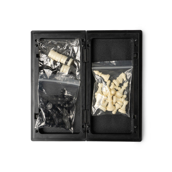 King Of The Hill Magnetic Travel Chess And Checkers Set