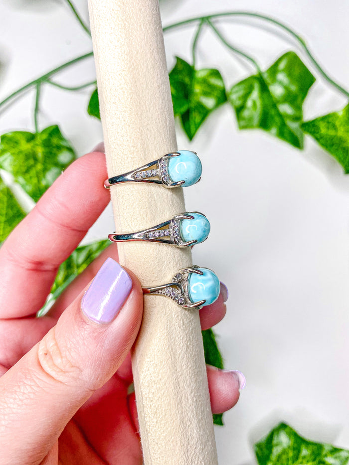 Larimar Ring (adjustable)
