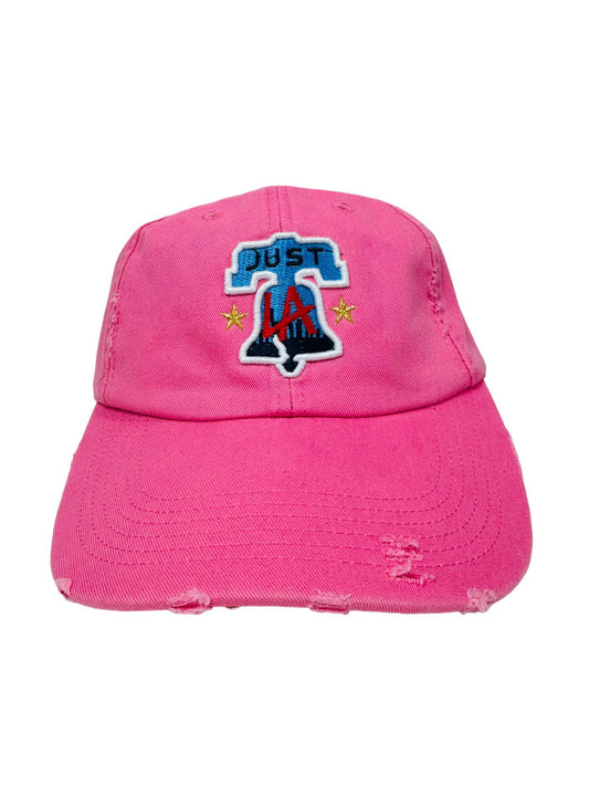 LARRY ANDERSEN JUST LA LIBERTY BELL DISTRESSED STRAPBACK ADULT HAT