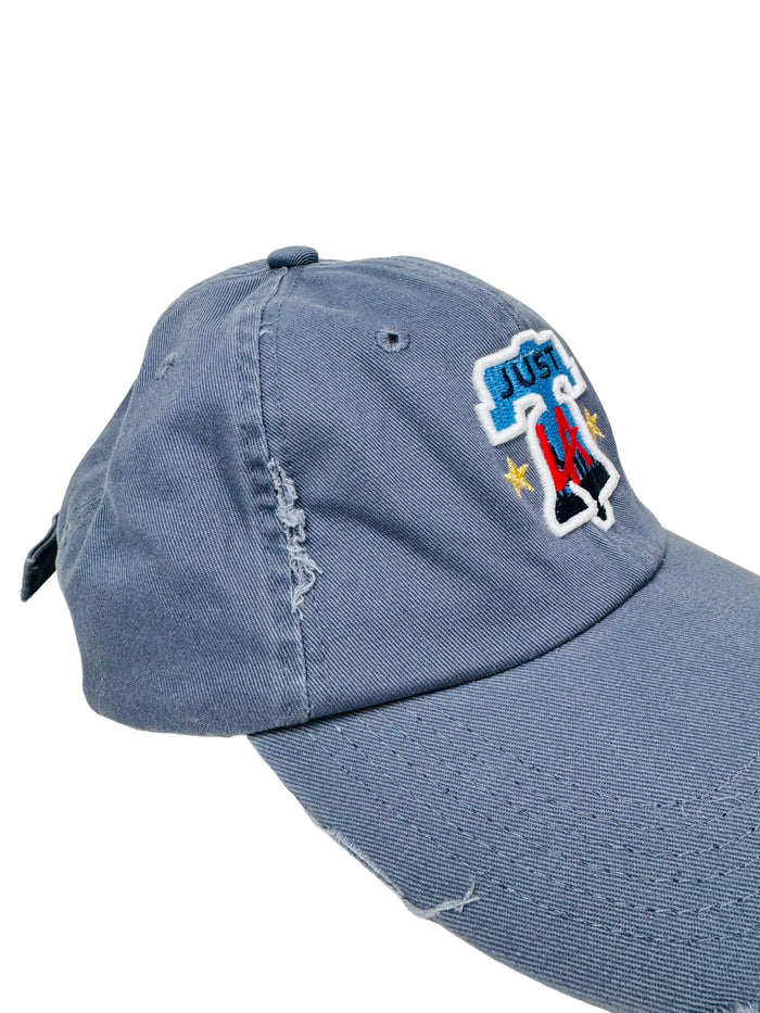 LARRY ANDERSEN JUST LA LIBERTY BELL DISTRESSED STRAPBACK ADULT HAT