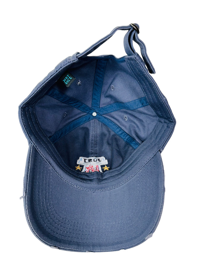 LARRY ANDERSEN JUST LA LIBERTY BELL DISTRESSED STRAPBACK ADULT HAT