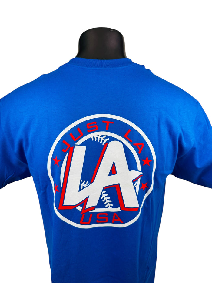LARRY ANDERSEN JUST LA USA ADULT T-SHIRT