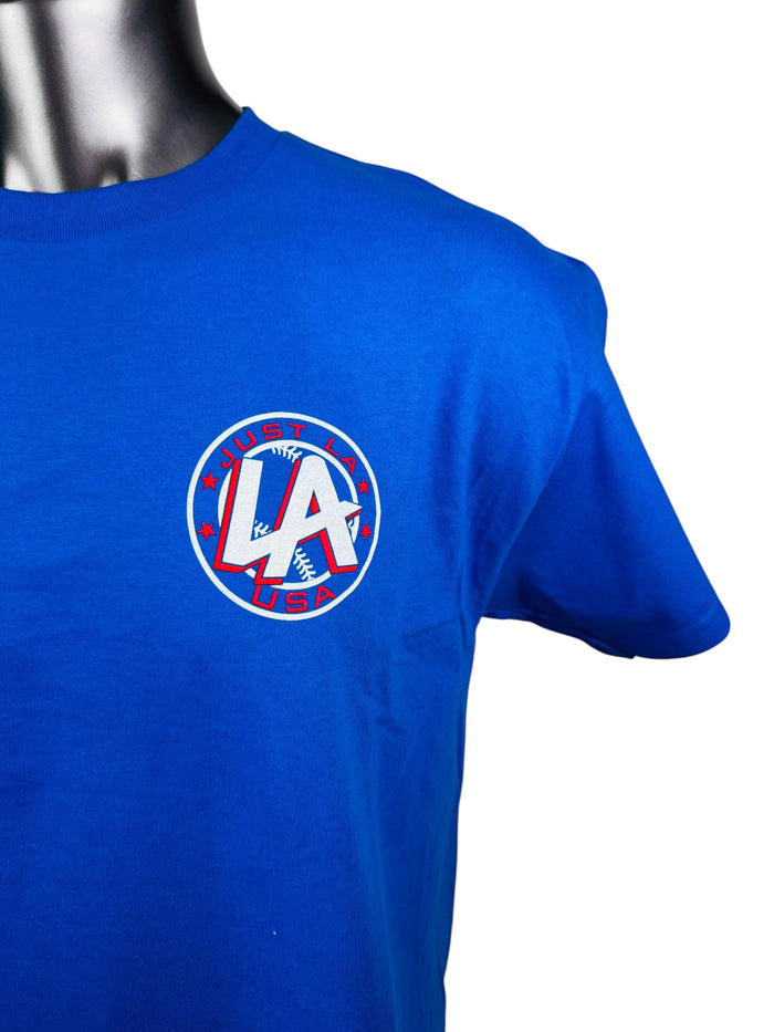 LARRY ANDERSEN JUST LA USA ADULT T-SHIRT