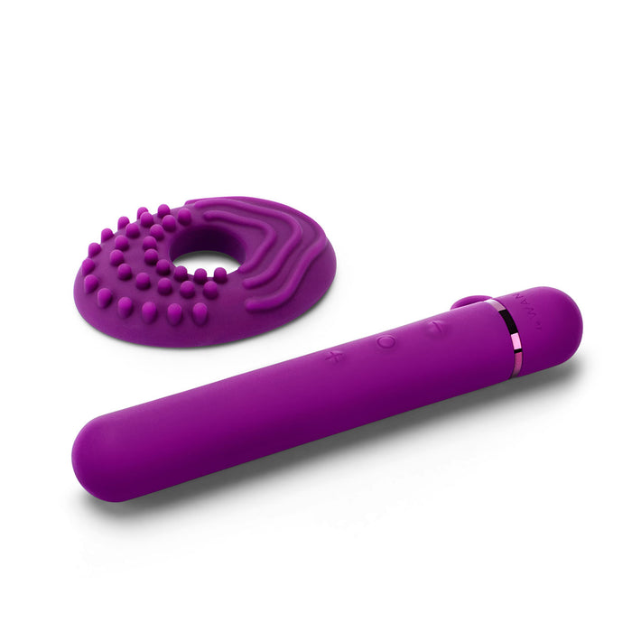 Le Wand Chrome Baton - Dark Cherry Intimates Adult Boutique