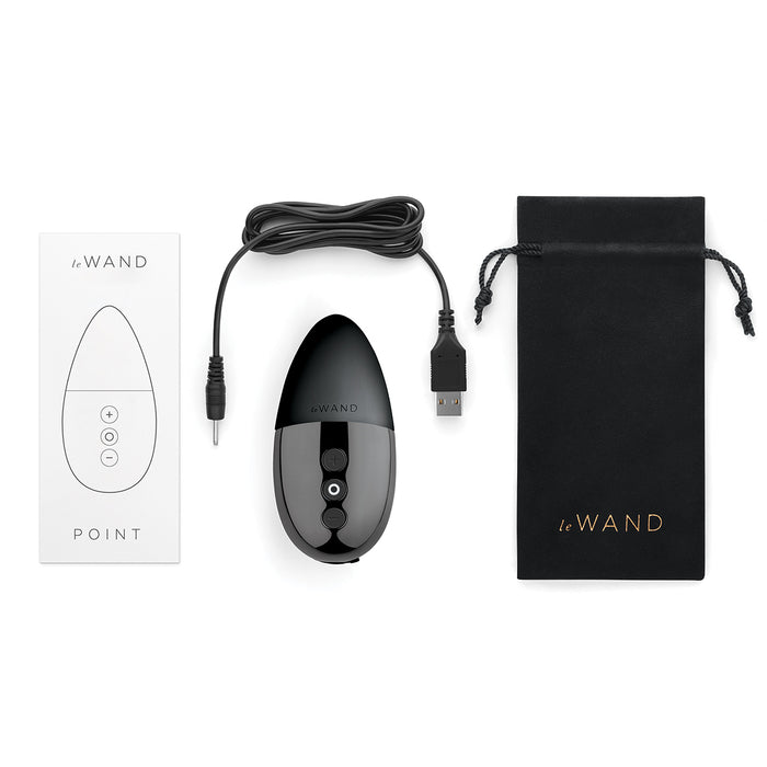 Le Wand Chrome Point - Black Intimates Adult Boutique