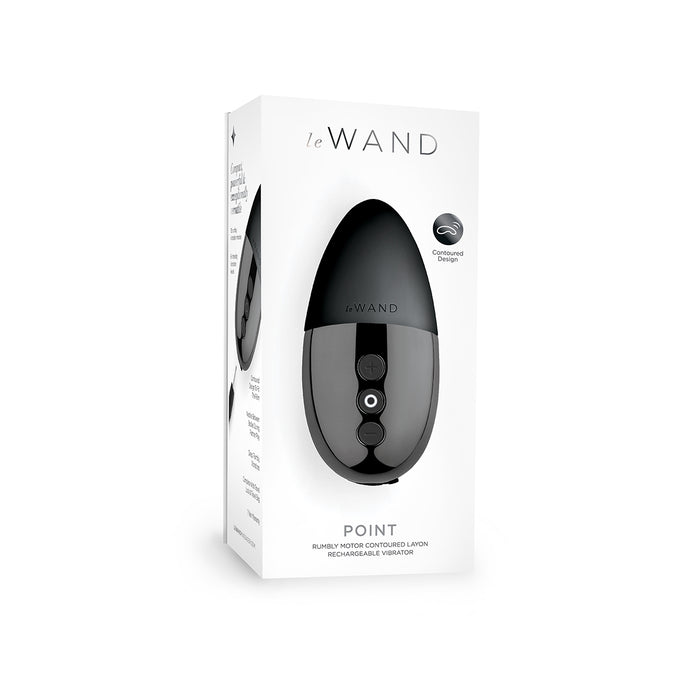 Le Wand Chrome Point - Black Intimates Adult Boutique