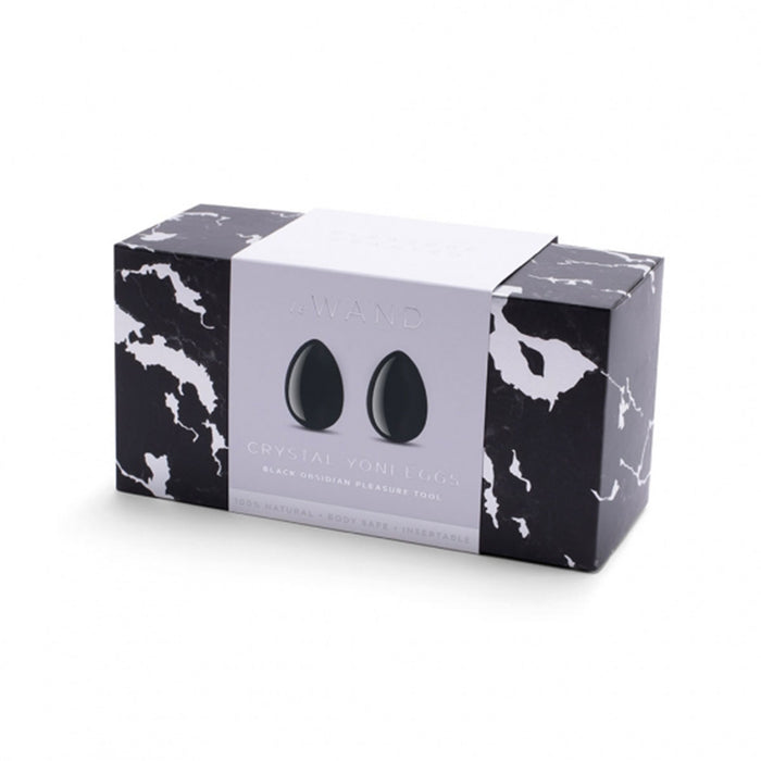 Le Wand Crystal Yoni Eggs - Black Obsidian Intimates Adult Boutique