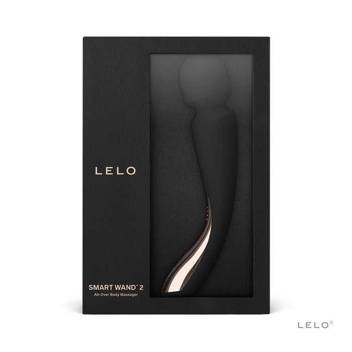 LELO Smart Wand 2 Medium - Black Intimates Adult Boutique