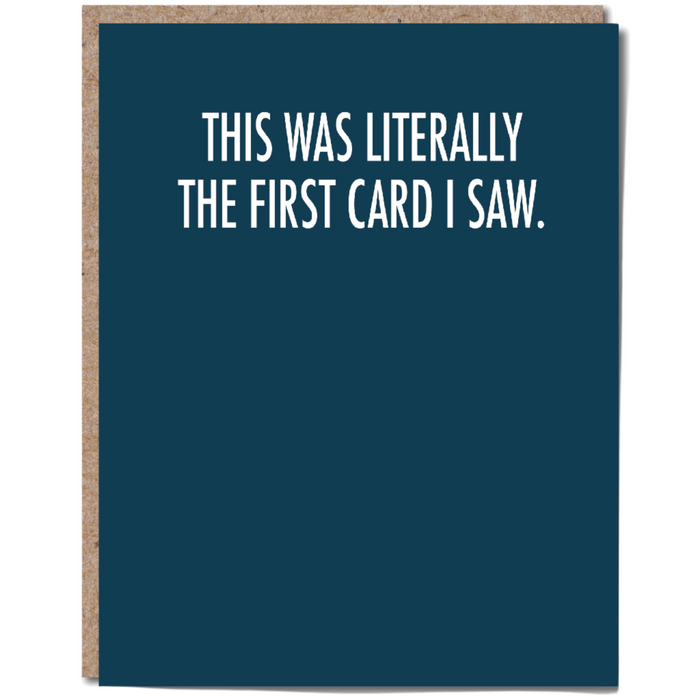Literally The First Card I Saw Card
