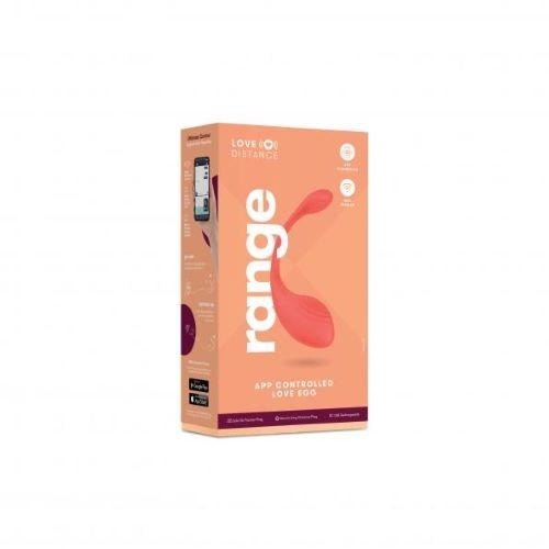 Love Distance Range App- Controlled Love Egg Coral Intimates Adult Boutique
