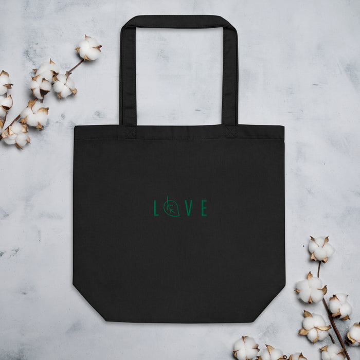 Love Embroidered Eco Tote Bag - Bloom Seventy Seven