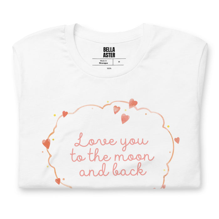 Love You To The Moon And Back Short-sleeve T-Shirt - Bella Aster