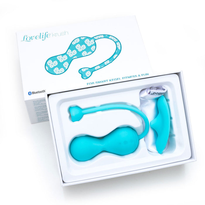 Lovelife krush Kegel Exerciser - Turquoise Intimates Adult Boutique