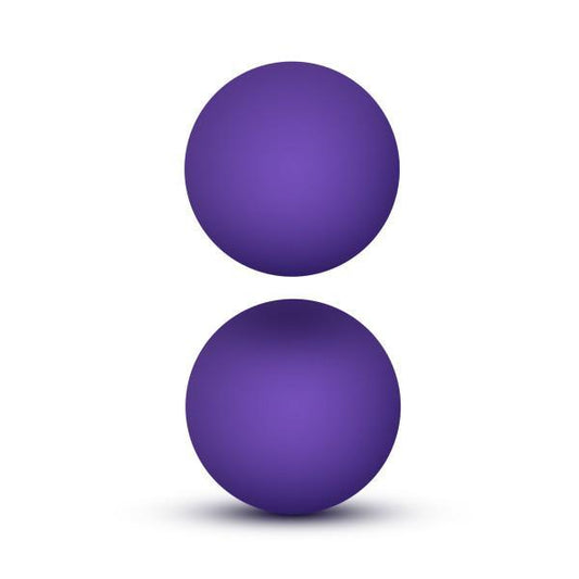Luxe Double O Kegel Balls 1.3 Oz Purple Intimates Adult Boutique