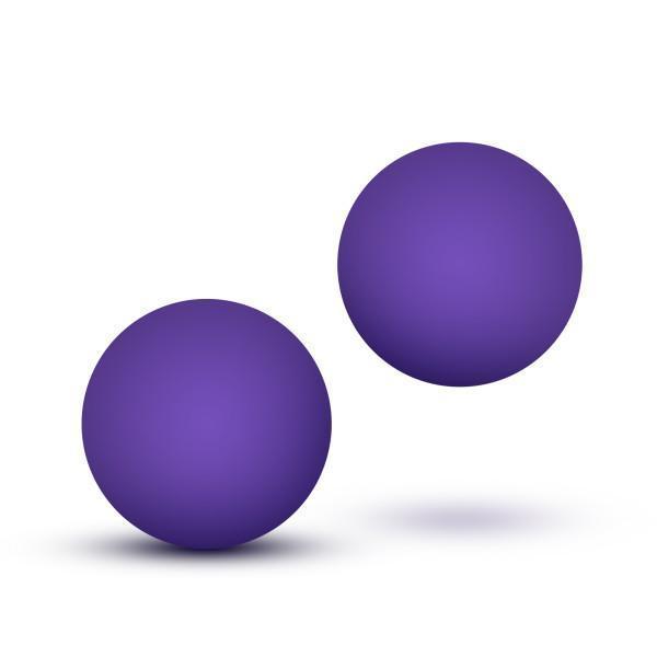 Luxe Double O Kegel Balls 1.3 Oz Purple Intimates Adult Boutique