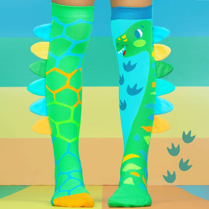 MADMIA GREEN ROAR DINOSAUR SOCKS