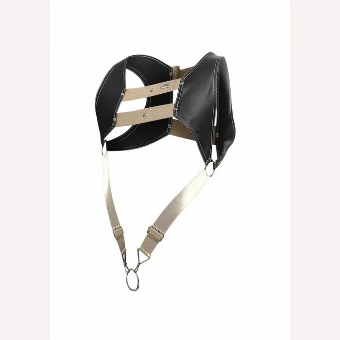 Male Basics Dngeon Croptop Cockring Harness Golden O/s Intimates Adult Boutique