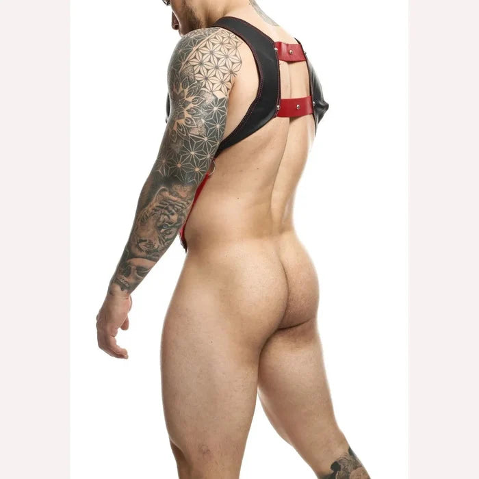 Male Basics Dngeon Croptop Cockring Harness Golden O/s Intimates Adult Boutique