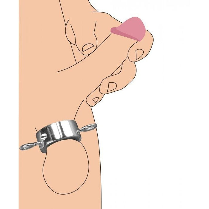 Master Series Ball Trap Metal Ball Stretcher Intimates Adult Boutique