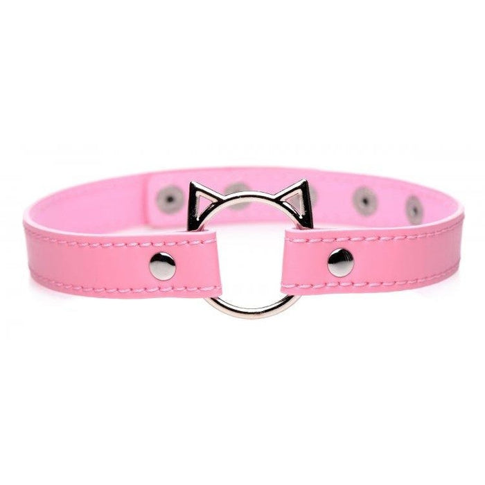 Master Series Kinky Kitty Ring Slim Choker Pink – Sex Shop Intimates Adult Boutique