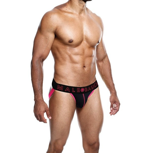 Mb Neon Jock Coral Medium Intimates Adult Boutique