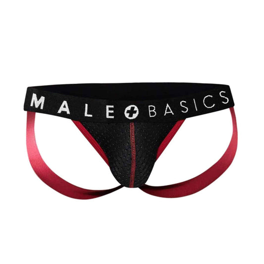 Mb Spot Jockstrap Black Large Intimates Adult Boutique