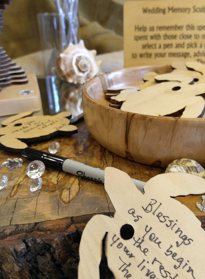 Natural Sea Turtle Guest Book