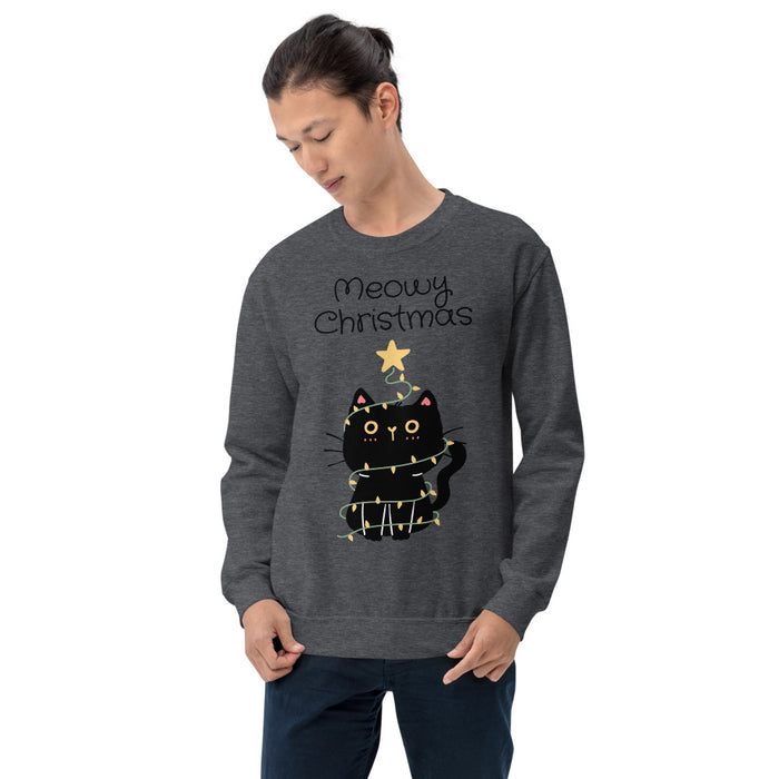 Meowy Christmas Unisex Sweatshirt