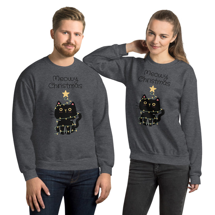 Meowy Christmas Unisex Sweatshirt