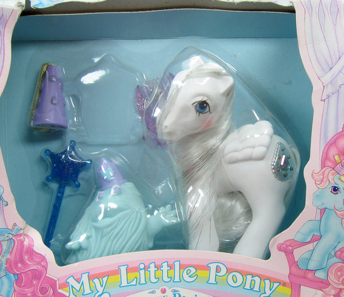 My Little Pony Princess Tiffany MIB with Bushwoolie, damsel hat, hair pick, wand
